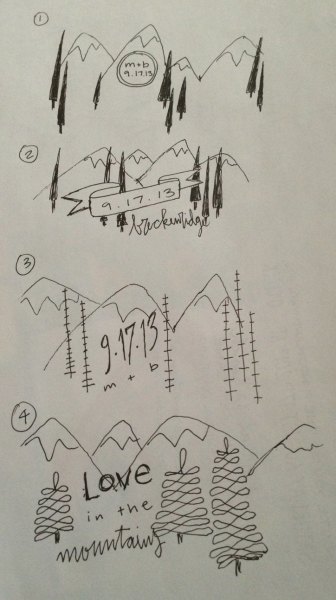 Miranda + Bryce | Woodland Wedding Invites