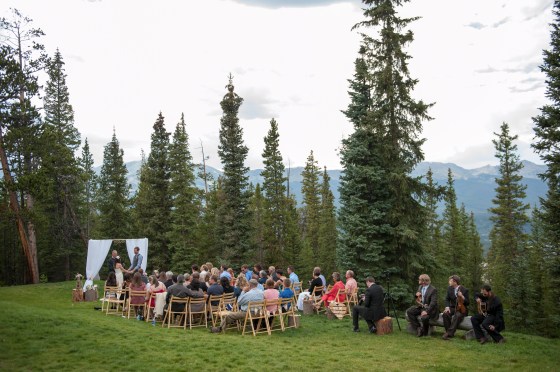 Our small Colorado destination wedding. Less than 50 of our closest friends and family.