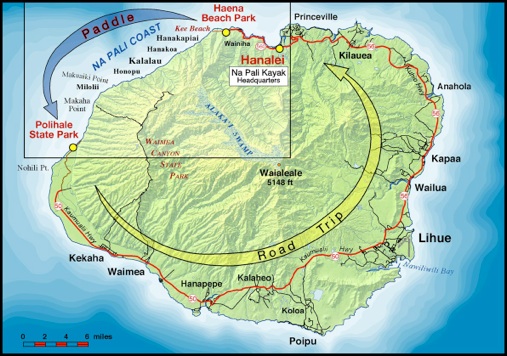 napali-kayak-map