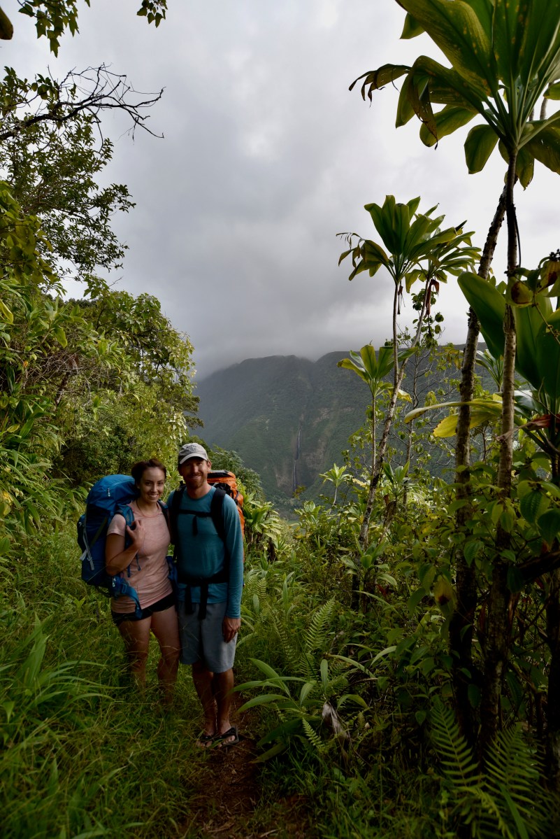 Wai’ilikahi Falls in Waimanu Valley
